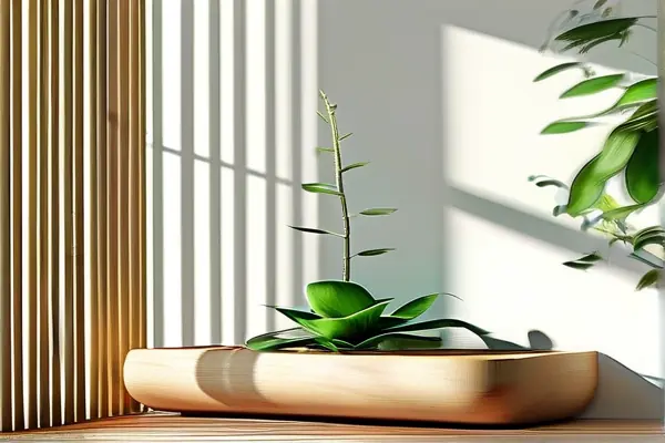 現(xiàn)代簡(jiǎn)約風(fēng)格室內(nèi)凈化花架效果圖
