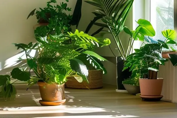 室內綠色植物凈化空氣場景