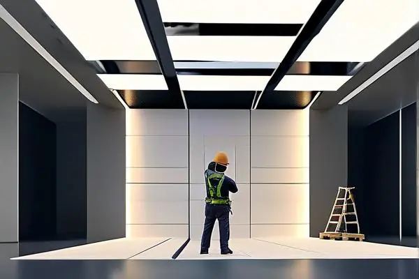 展廳裝修搭建施工現(xiàn)場(chǎng)實(shí)拍圖