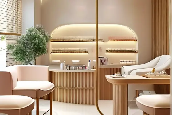 專業(yè)美甲店內(nèi)部裝修效果展示