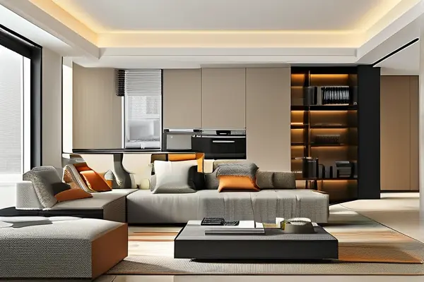 歐派裝修現代簡約風格效果圖