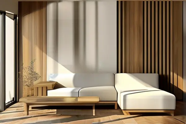 現代家居實木裝修客廳效果圖