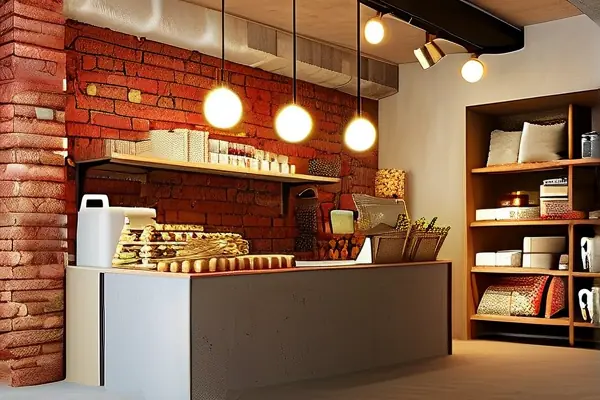 工業風小店裝修實景圖