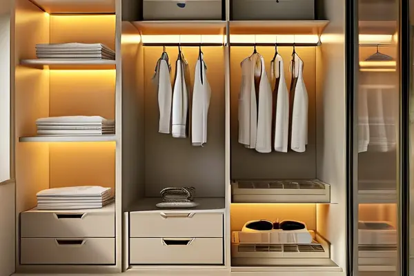 現代風格衣間設計效果圖