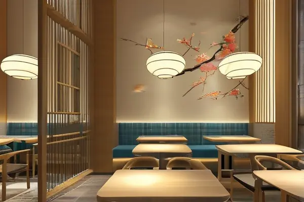 現代風格粥店內部裝修效果圖