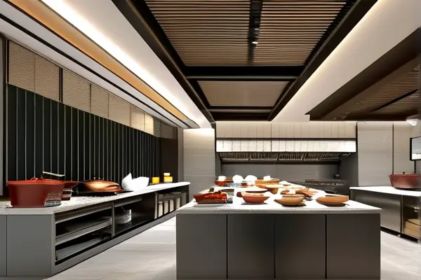 現代化中餐廚房裝修效果圖