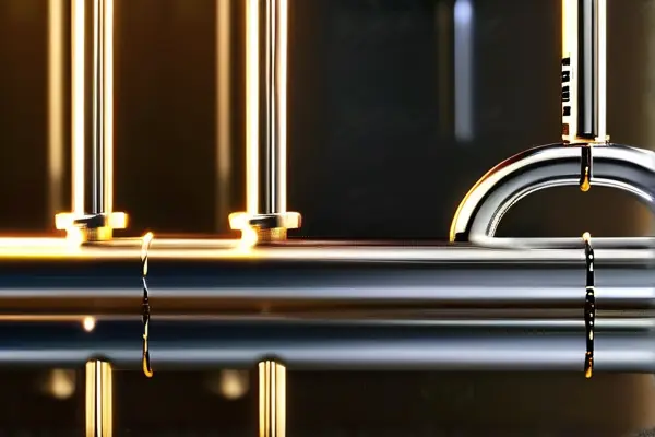 不銹鋼水管實(shí)際安裝效果與尺寸測(cè)量示意圖