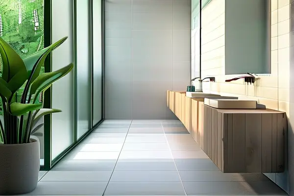 現代簡約風格洗手間實景圖