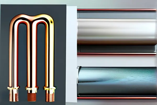 PVC、PPR、銅管等不同材質家用水管實物對比