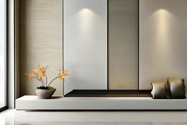 現代家居無縫墻紙效果展示