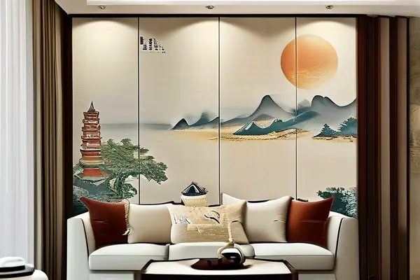 不同風(fēng)格文化墻紙展示