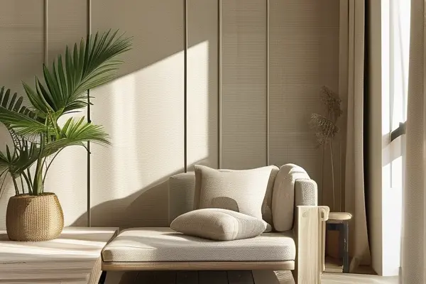 無縫布墻紙在現(xiàn)代客廳中的實際應(yīng)用效果展示