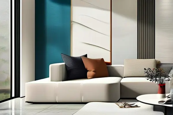 現(xiàn)代客廳裝修墻紙效果圖