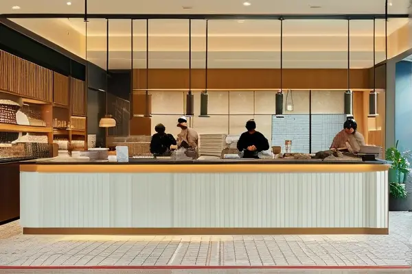 100平餐飲店裝修施工現場與預算表