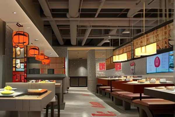 200平米火鍋店裝修施工現(xiàn)場(chǎng)與預(yù)算規(guī)劃