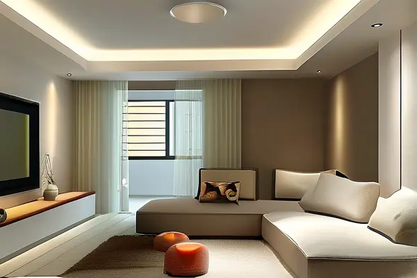 95平米現代簡約風格客廳裝修效果圖