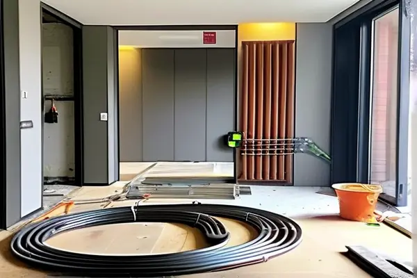 地暖安裝現場施工圖