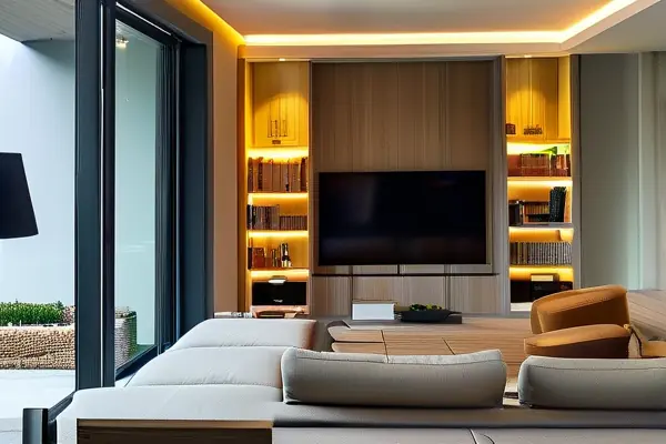 現代家庭活動室裝修效果圖