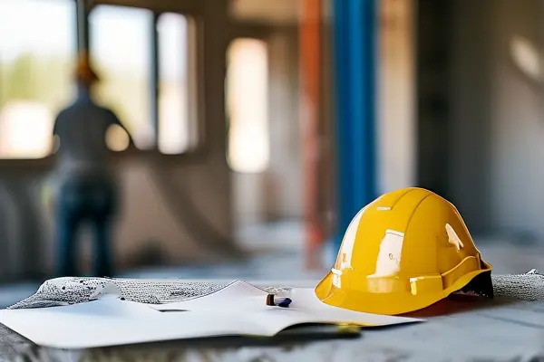 監理檢查墻面平整度