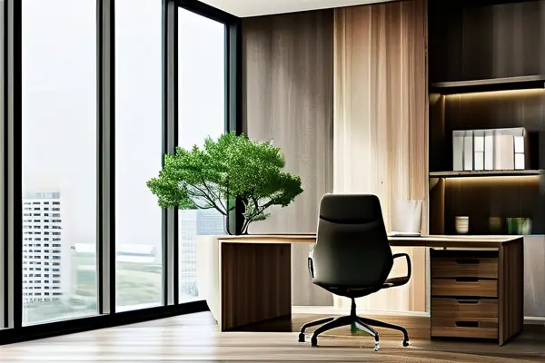 現(xiàn)代化家庭辦公室裝修效果圖