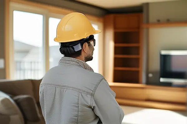 專業驗房師檢查房屋質量
