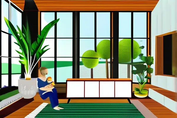 新房通風(fēng)除甲醛場(chǎng)景