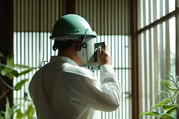 舊房甲醛檢測與治理現場