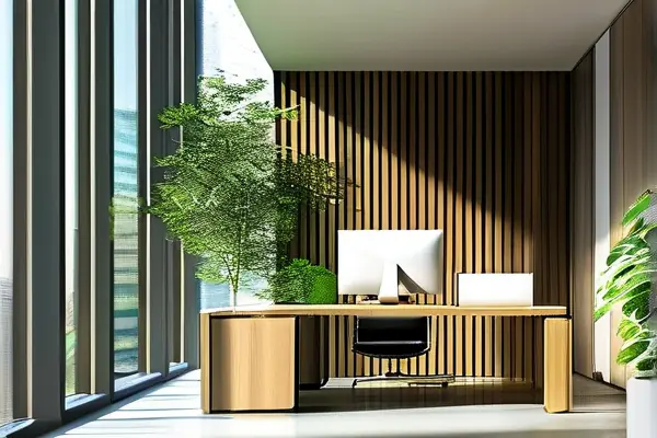 符合風水學的現代簡約辦公室布局