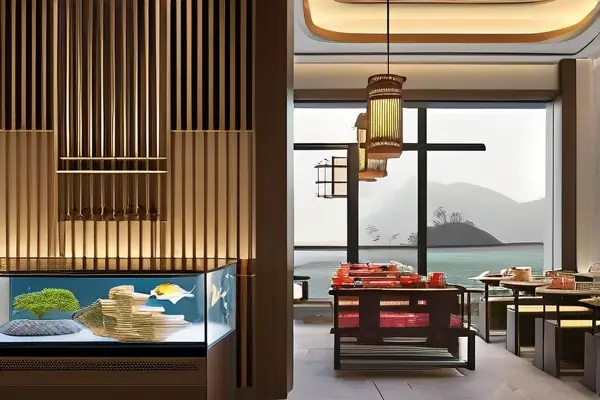 餐飲風水裝修效果圖展示