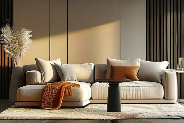 現代客廳軟裝搭配效果圖