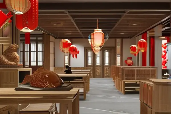 中式會所裝修風水布局示例