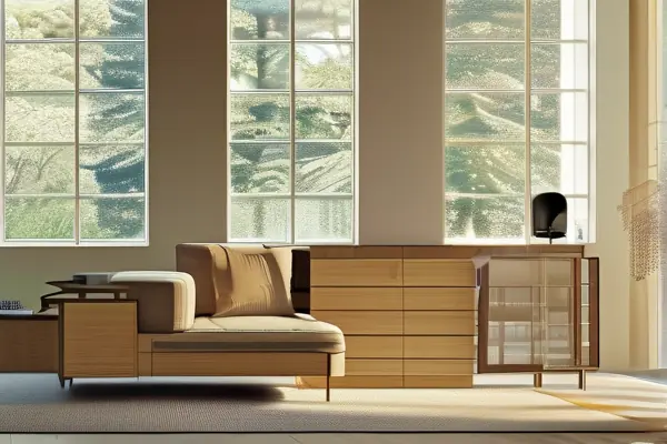 環保板材裝修效果圖與甲醛檢測儀使用場景