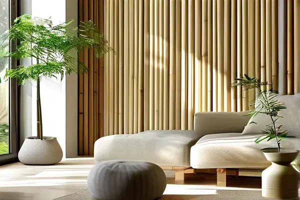 竹木纖維墻板在現代客廳裝修中的實際應用效果