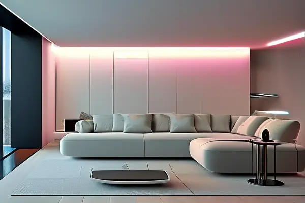 超現代風格客廳設計展示