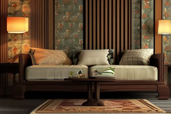 復古風格客廳裝修效果圖