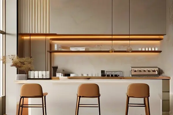 現(xiàn)代風(fēng)格咖啡廳裝修效果圖