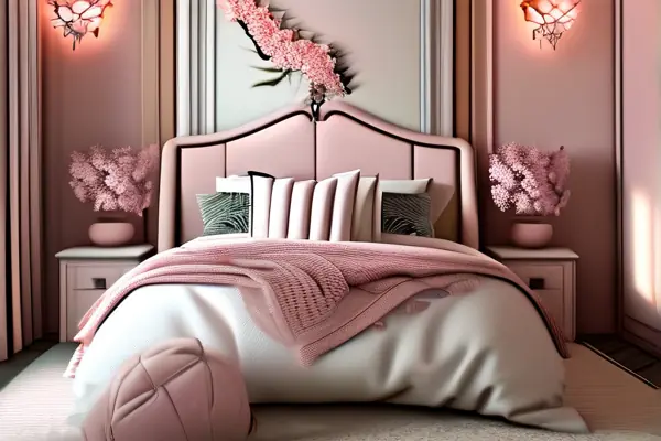 溫馨浪漫的女生臥室裝修效果圖