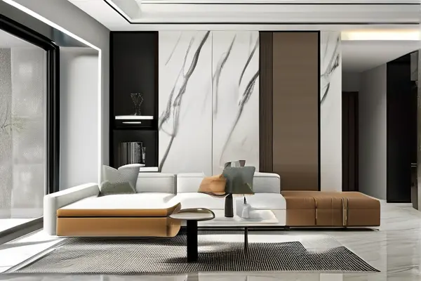 輕奢風格客廳裝修效果展示