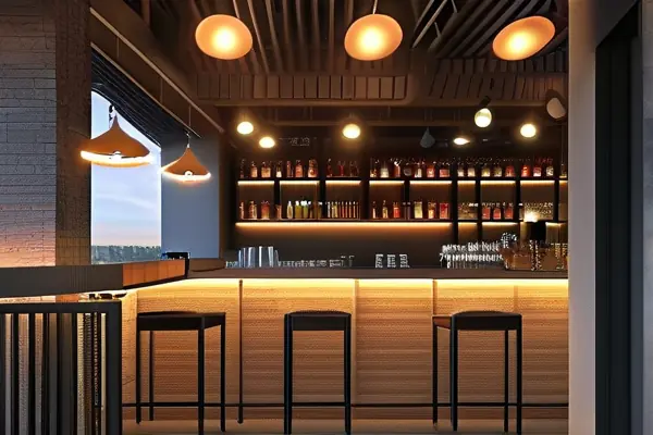 現代風格小酒吧內部裝修效果圖