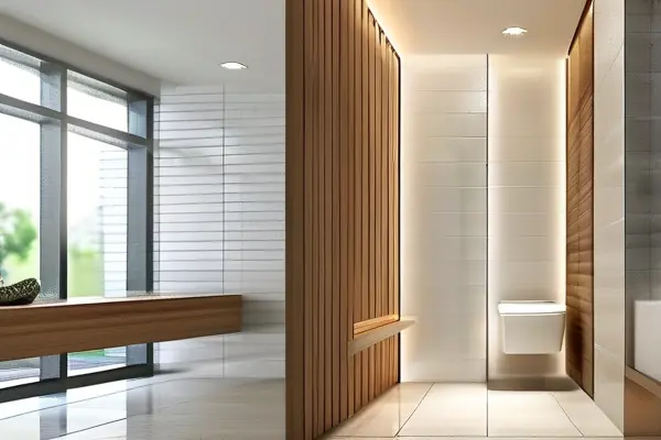 現(xiàn)代簡約風(fēng)格洗手間裝修效果圖