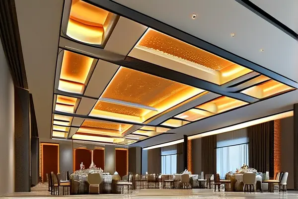 豪華宴會廳裝修效果圖