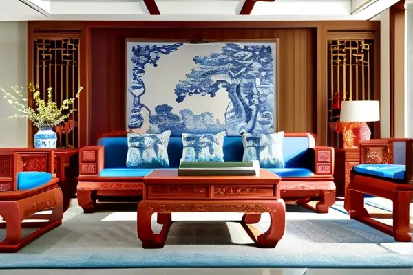 中式古典風格客廳裝修效果圖