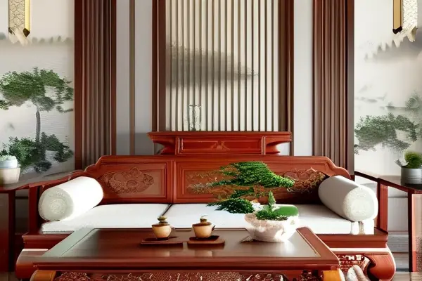 中式客廳裝修效果圖