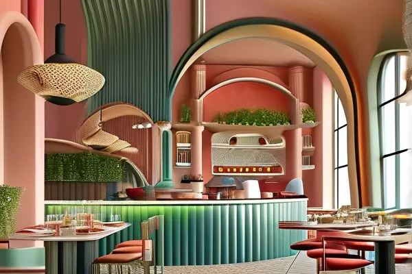 主題餐廳內(nèi)部裝修效果展示