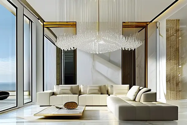 現(xiàn)代奢華客廳設(shè)計(jì)效果圖