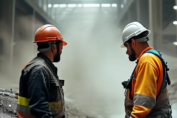 專業拆除團隊進行室內結構拆除作業