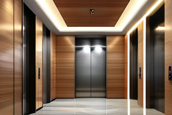 現代化電梯內部裝修效果展示