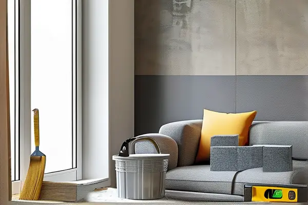 現(xiàn)代家居裝修施工現(xiàn)場展示