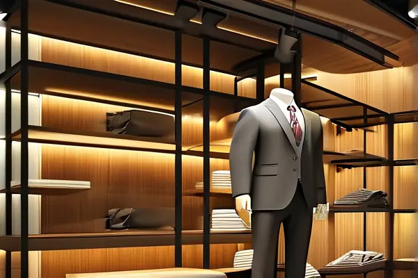 高端男裝店鋪裝修實景效果圖