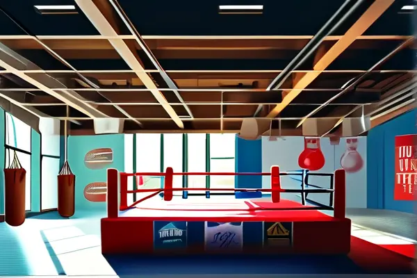 現代化拳擊館內部裝修效果圖